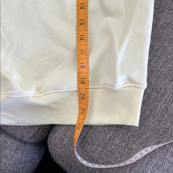 Wild Fable Light Yellow Saint Tropez France oversized Sweatshirt XS - Picture 4 of 5